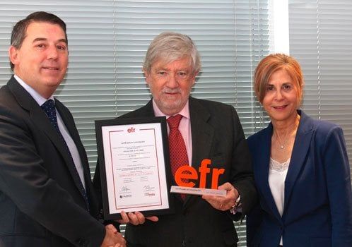 Informa renueva con nota su certificado como empresa efr