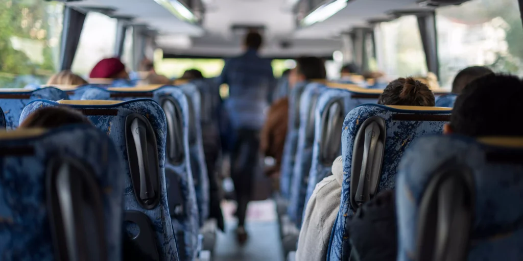transporte de viajeros en autobus