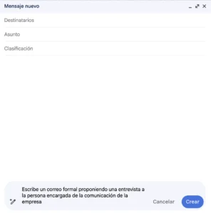 Redacción Gemini Gmail